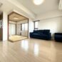 居間 LDKは約15.4帖と広々。和室は畳スペースとしても使用できます。